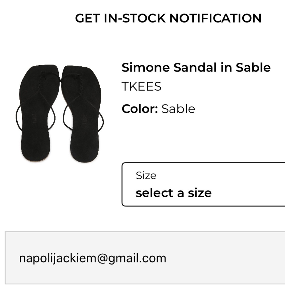 TKEES Simone Sandal